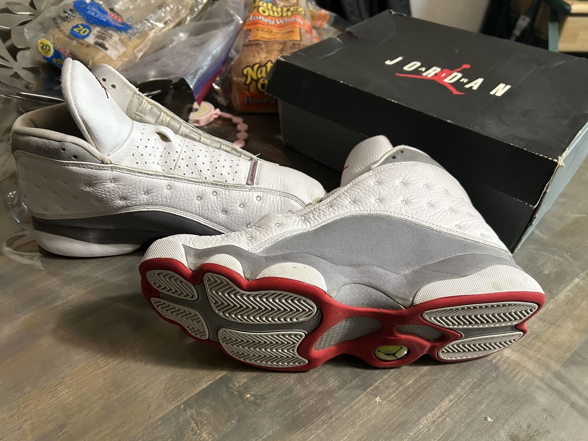 Jordan Retro 13 White Wolf Grey