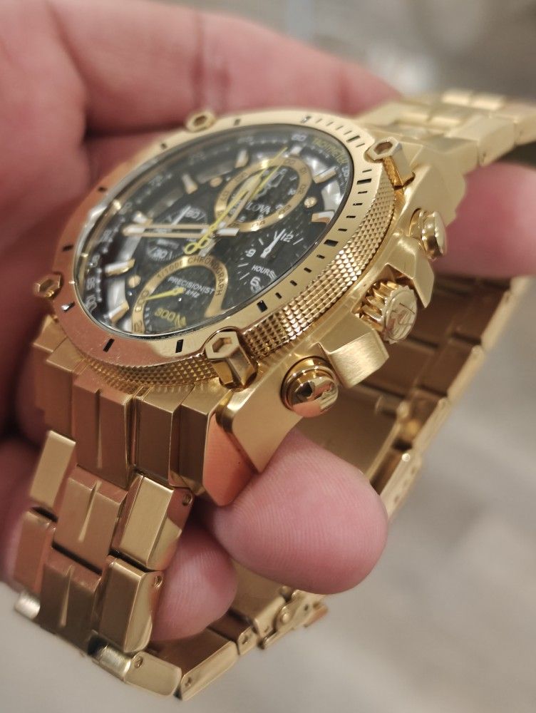 Bulova Precisionist Gold Watch for Sale in Los Angeles CA OfferUp