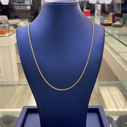 Rope Chain 10k 3 Mm Wide 