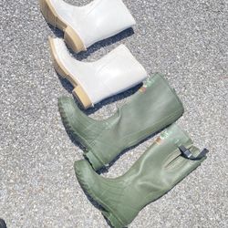 Fishing/ Boat Boots. In Great Shape.  3 Pairs One Price 
