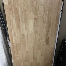 New Flexispot 55X24 Rubberwood Desktop