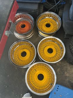 14” wire wheels