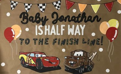 Custom birthday banner