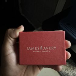 James Avery “K” Initial Ring/ Sterling Silver 