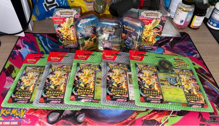 Pokemon Ascended Heroes Booster Bundles, Blisters & Mini Tins Lot