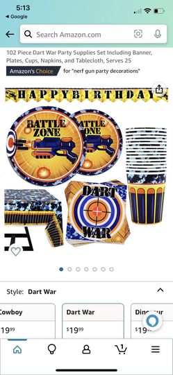 Nerf Party Supplies
