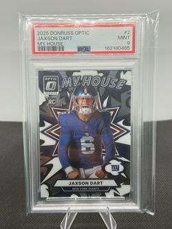 2025 PANINI DONRUSS OPTIC MY HOUSE #2 JAXSON DART