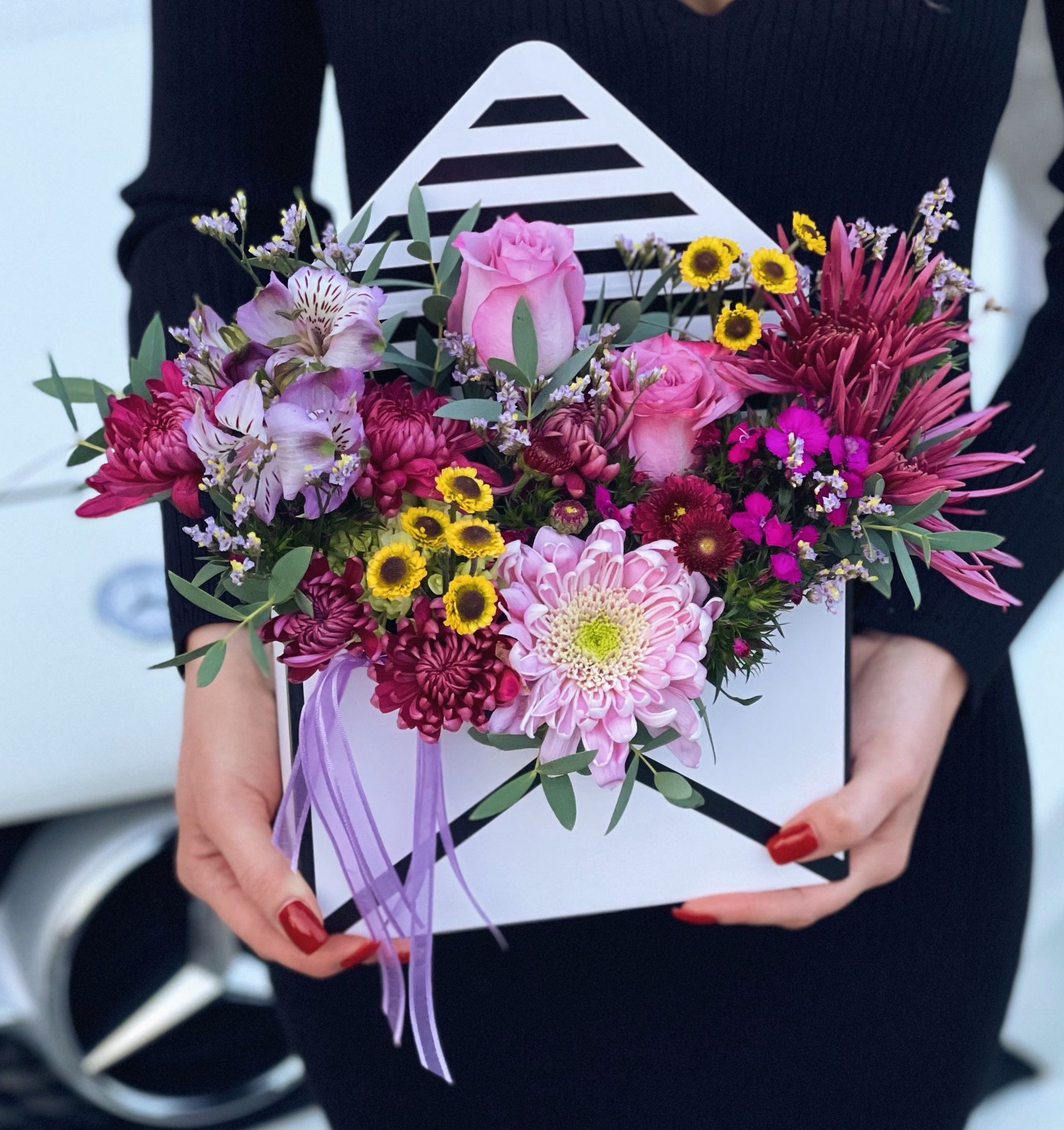 Flower Bouquet in an Envelope 🌸
