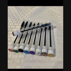 Travel lash wands. Eyelash brush sanitation tubes. Great giveaway for your lash clients. $3 each or 2 for $5