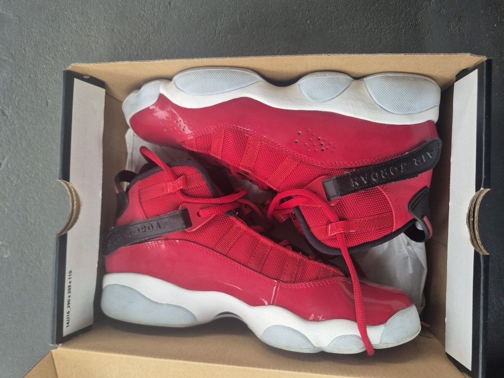 6.5y JORDAN 6 RINGS gym Red