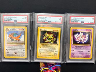 Sequential 1999 Pokémon Movie Promo PSA Graded Card Lot