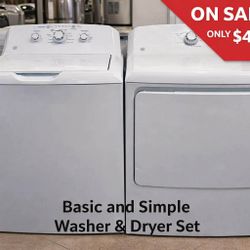GE Washer & Dryer 