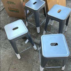 Flash Furniture 24" High Metal Counter-Height, Indoor Bar Stool -Stackable (ONLY 2 STOOLS AVAILABLE)