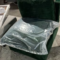 New Dark Green Armless Modular Chair