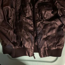 Shawn White Boys Faux Leather Jacket Size Medium