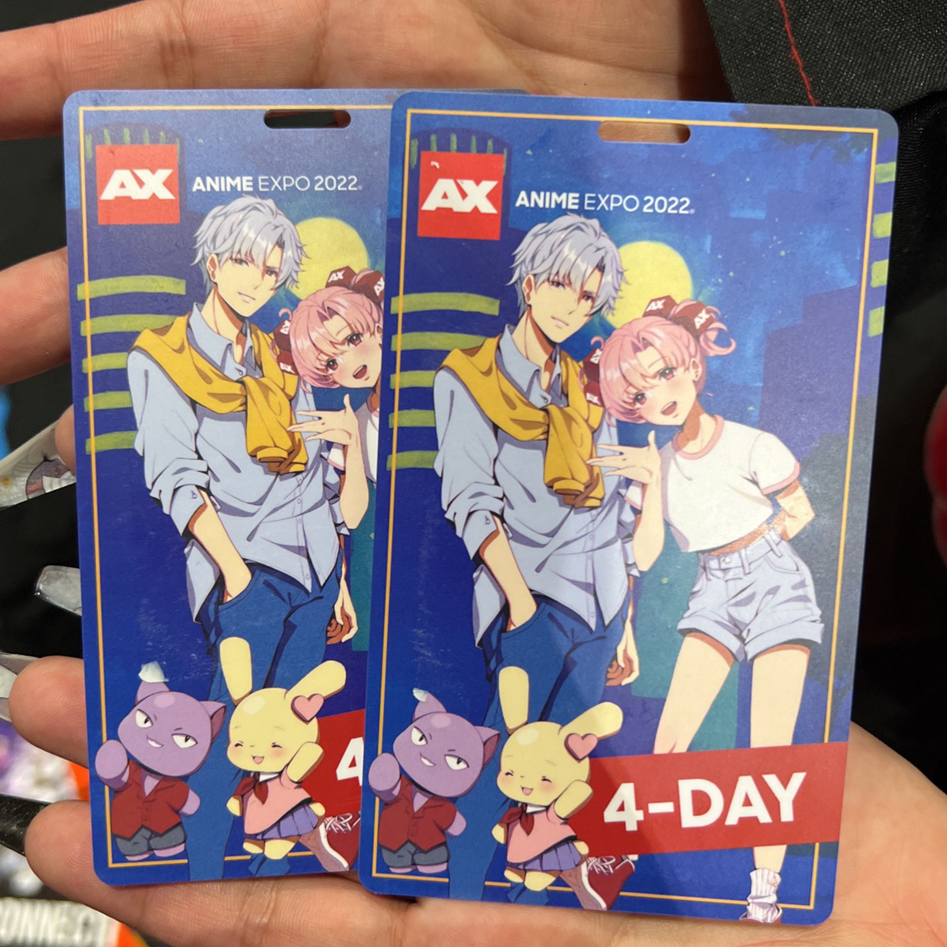 2 Four Day Tickets Anime Expo