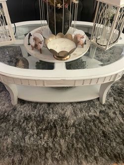 Shabby chic coffee table set