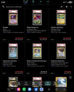 Pokemon psa slabs and raw cards