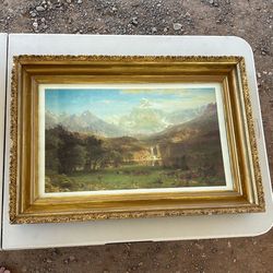 Wall Art In Antique Picture Frame 