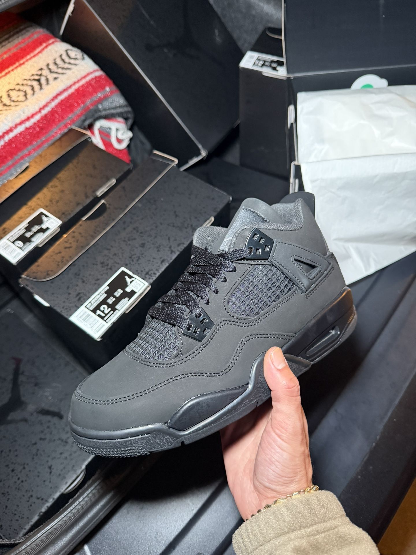 AIR JORDAN 4 BLACK CAT MENS SIZES 8.5 / 9 / 10.5 / 11 / 12 / 13