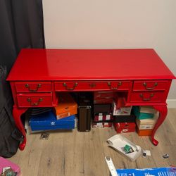 Painted Antique Desk 