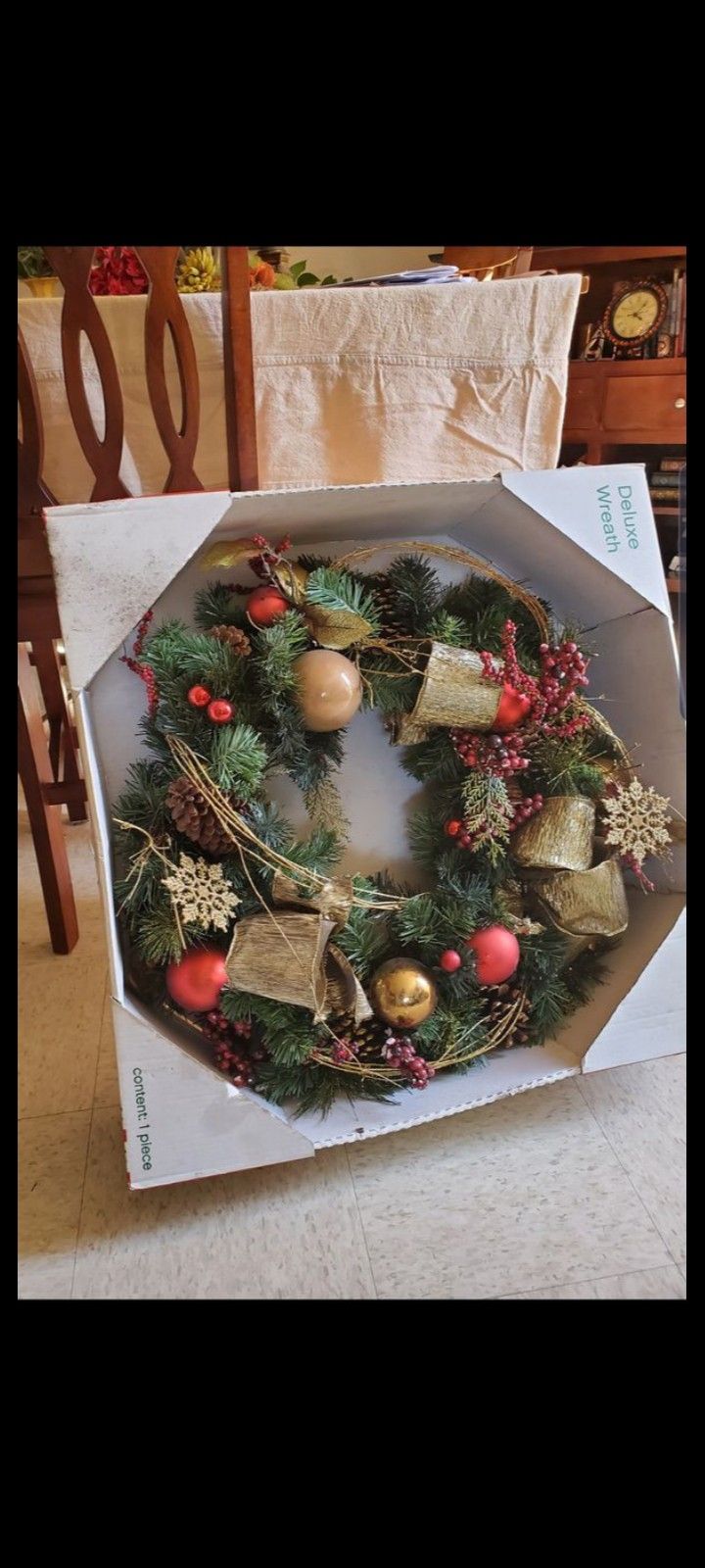 Wreath critstmas very bib