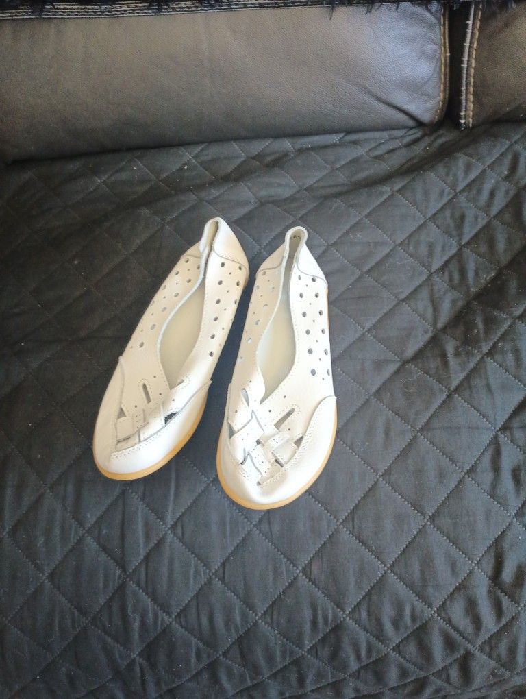 White Slip On Shoes