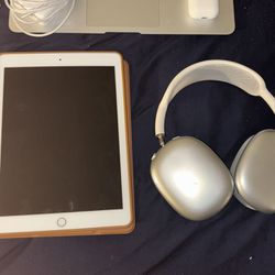 Mac Book,iPad With Bluetooth Pencil , Apple AirPods And AirPod Max