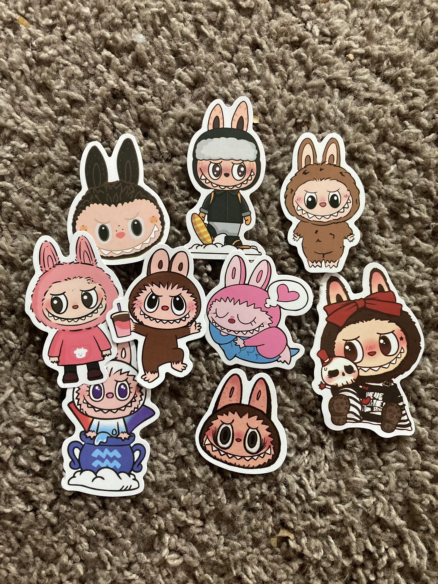 Labubu Stickers – The Monsters Series | Bundle Deals!