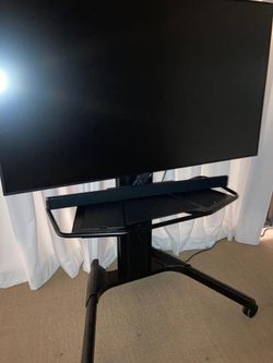 75" 4K TV Monitor & Mobile Stand