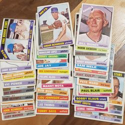(39) 1966 Topps Baseball Cards $3-$4 Each