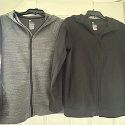 4 Zip Up Hoodies - Big kids Size XL/14 - Performance Material