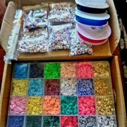 Clay Beads Set For Jewelry Making