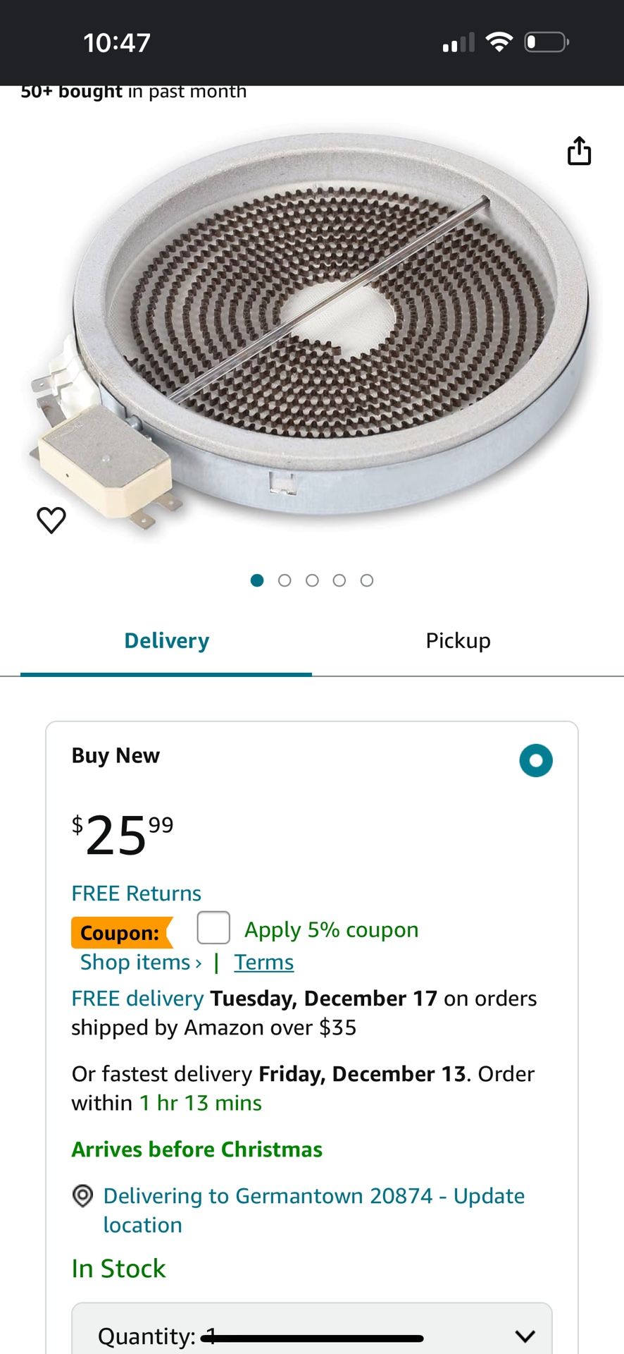 Range Radian Surface Element