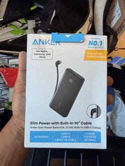 Anker 10000mAh 22.5W Power Bank, Open Box, Brand New