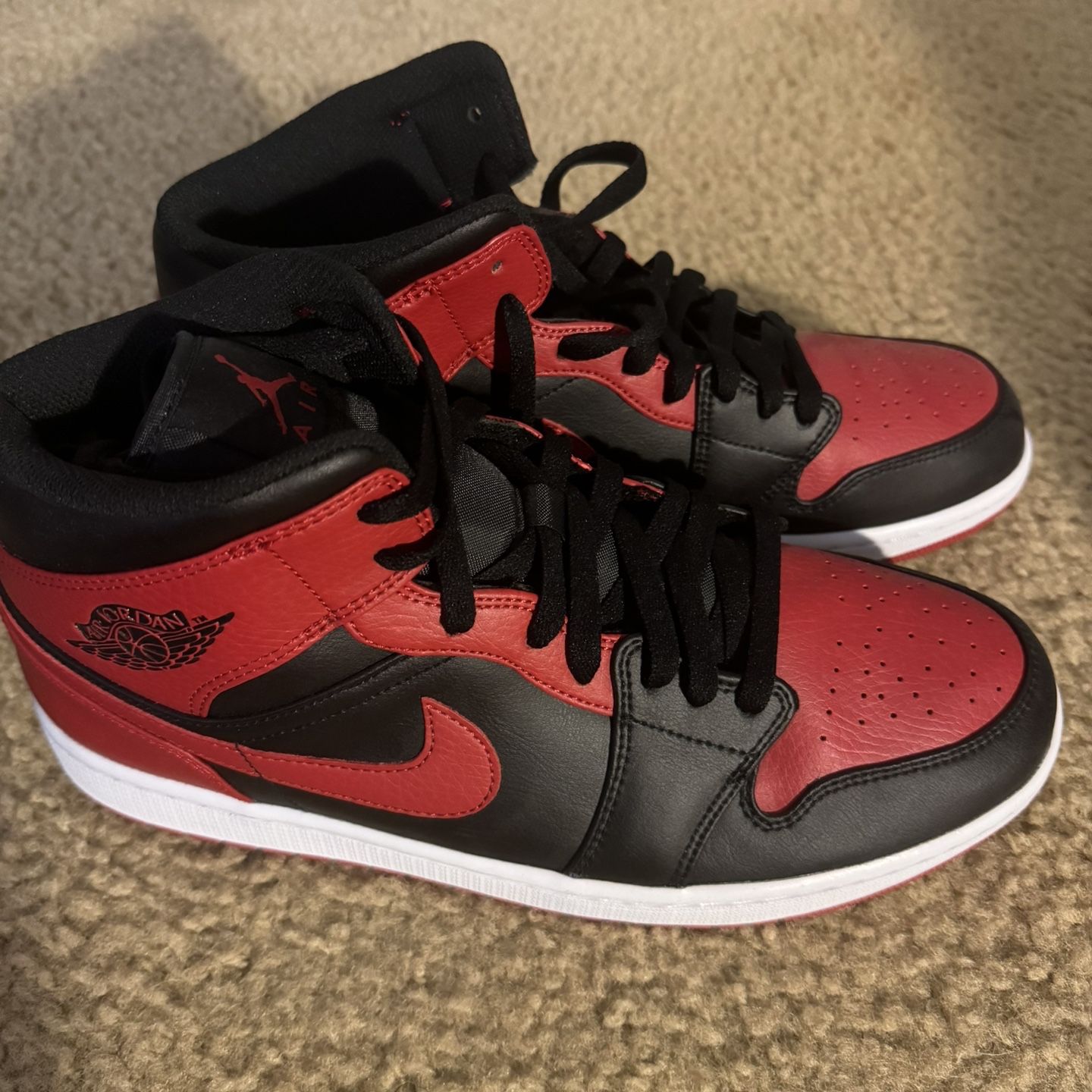 Jordan 1 Red And Black Size 12