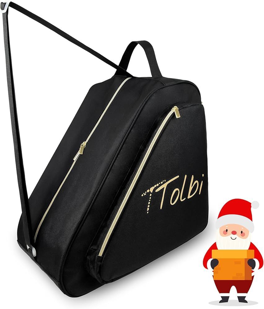 Premium Skate Bag for Roller, Ice, Inline & Quad Skates - Lightweight & Durable Rollerblades Bag – Waterproof Backpack for Figure & Ice Skating Access