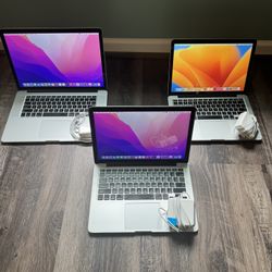 Macbook Pro , 13” Or 13” , I5 Or I7 Processor, Battery Good, Ac Adapter Included