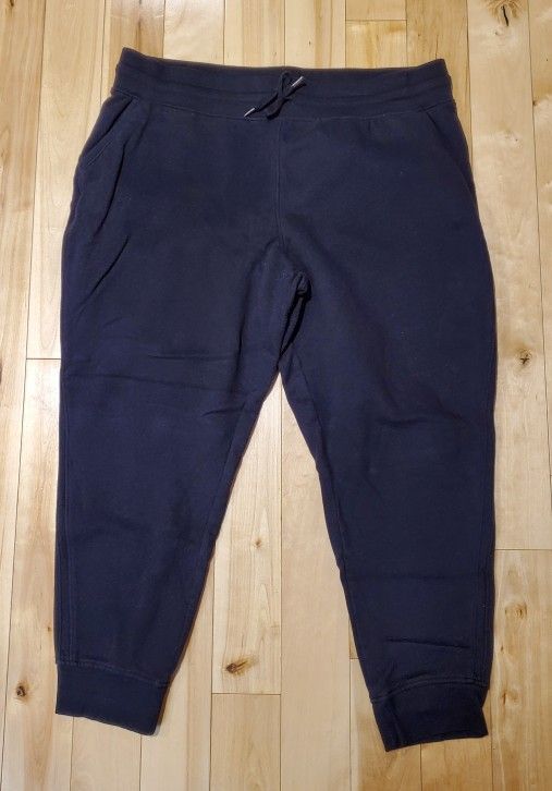 Tek Gear Womens Black Ultra Soft Fleece Joggers (XXL)