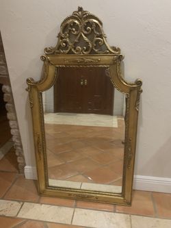 Antique Gold Mirror