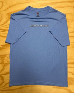 Hanes Men’s L North Carolina Tar Heels Marching Tar Heels Blue T-Shirt