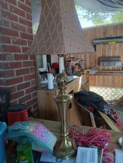 Antique Brass Lamp Sitffel