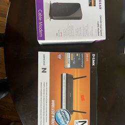 High Speed Cable Model & Wireless Router