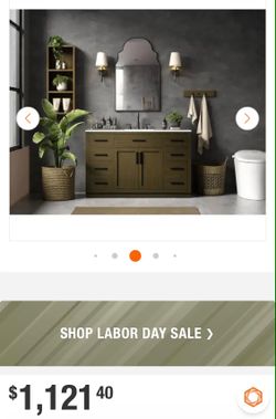 BRAND NEW 54" BATHROOM VANITY NEW WITH HANDLES INSIDE