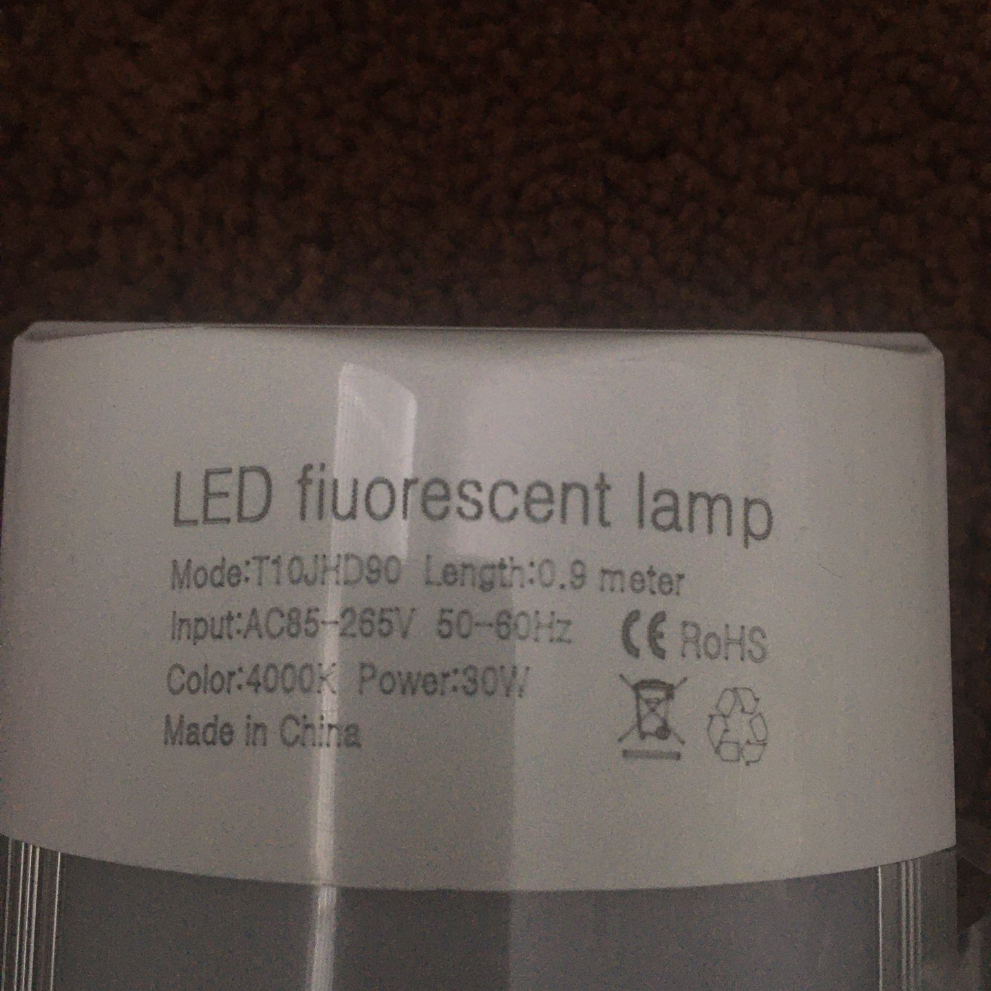 LED fiuorescent lamp