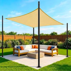 Brand New 4 Pack 12 Ft Shade Sail Poles