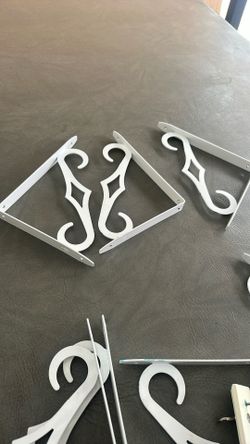Stylewell Shelf Brackets White 