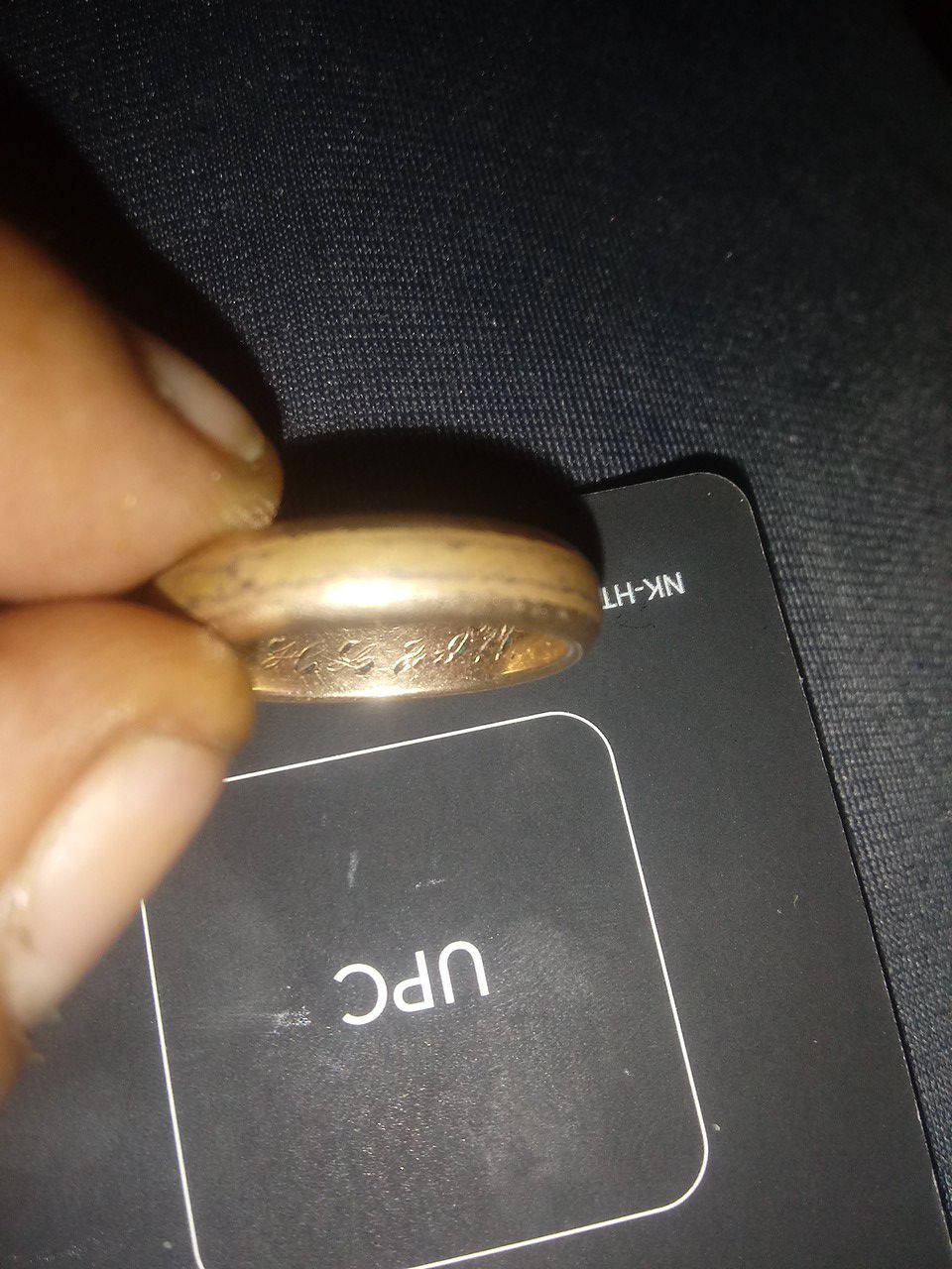 Wedding ring 14k gold