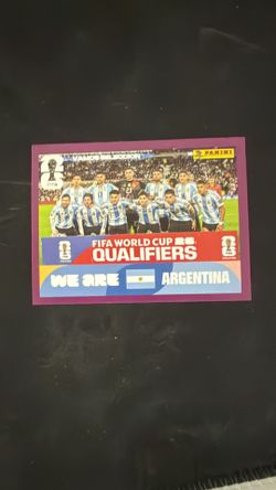 Argentina Purple Border Panini Card