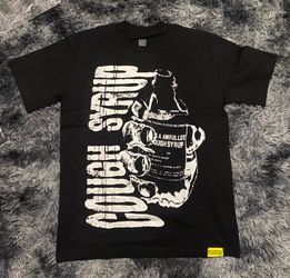 A Awful Lot of Cough Syrup T-Shirt– Black – Size-M